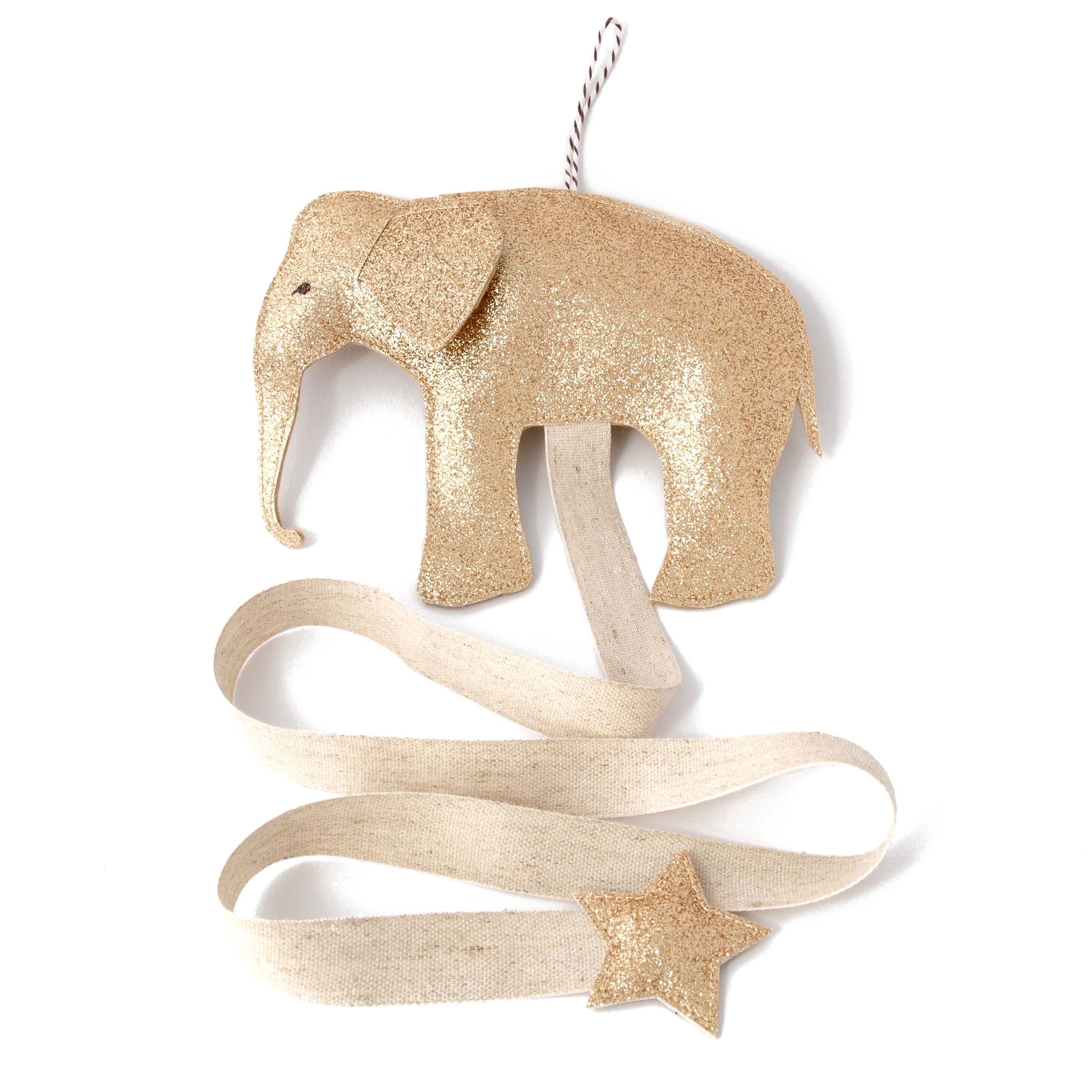 Hair accessories organizer or hanger in the shape of an elephant. A sweet and unique addition to your daughter's room.